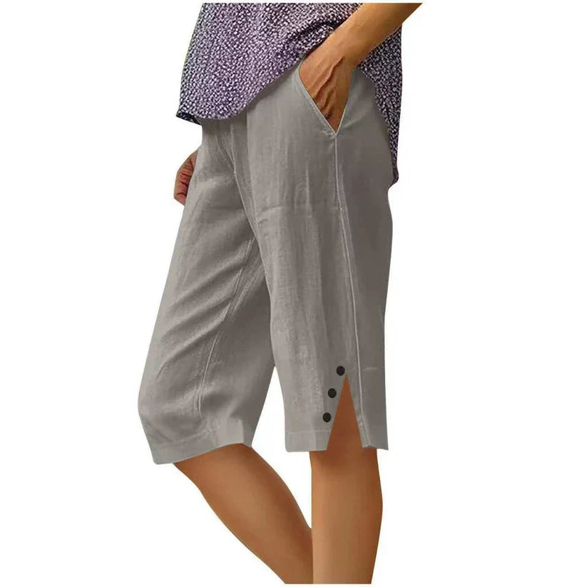 Summer Special Sale -Women's Relaxed Fit Capri Pants