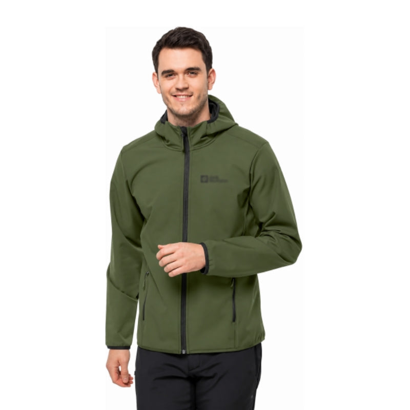 Tagesangebot – Herren Softshelljacke mit Kapuze – Winddicht & Wasserabweisend