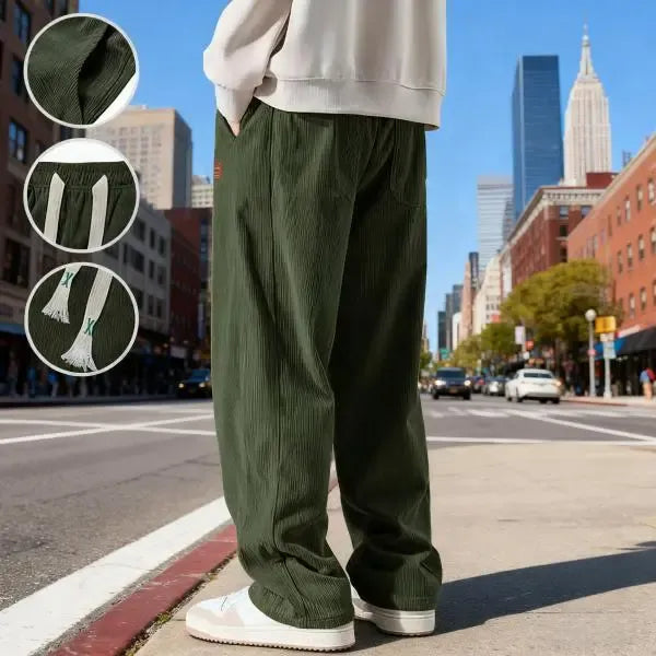 ⚡Men's Corduroy Straight-Leg Sweatpants Autumn