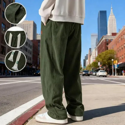 ⚡Men's Corduroy Straight-Leg Sweatpants Autumn