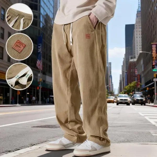 ⚡Men's Corduroy Straight-Leg Sweatpants Autumn