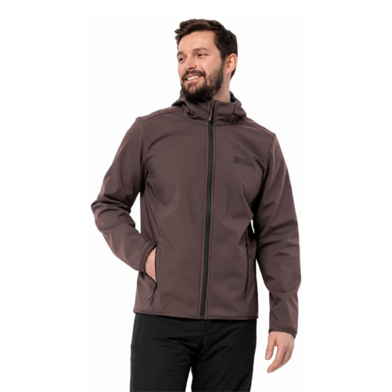 Tagesangebot – Herren Softshelljacke mit Kapuze – Winddicht & Wasserabweisend