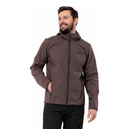 Tagesangebot – Herren Softshelljacke mit Kapuze – Winddicht & Wasserabweisend