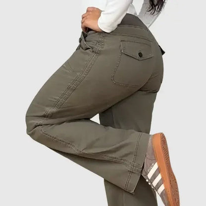 ⚡FINAL SALE⚡ 2026 women's high stretch mid rise straight pants